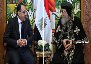 رئيس الوزراء يُهنئ البابا تواضروس الثاني بعيد الميلاد المجيد