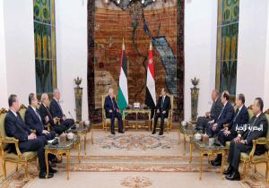 الرئيس السيسي يؤكد مواصلة الجهود مع مختلف الأطراف لوقف إطلاق النار في قطاع غزة