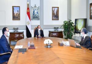 الرئيس السيسي يجتمع مع مدبولي وشاكر لمتابعة مستجدات الموقف التنفيذي للمشروعات الإستراتيجية لوزارة الكهرباء