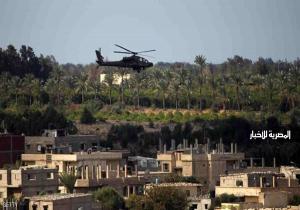 مقتل مسلحين فى "قصف جوي " للجيش المصري شمالي سيناء