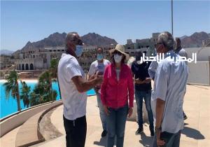 نائب وزير السياحة تتفقد مشروعات التنمية في شرم الشيخ