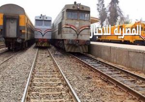 رئيس السكك الحديدية: سقوط 9 عربات من قطار بضائع فى خط الواحات