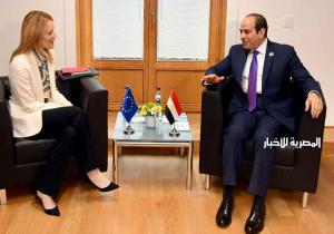 الرئيس السيسي يؤكد لـ «روبيرتا ميتسولا» حرص مصر على تعزيز التعاون البرلماني مع الجانب الأوروبي