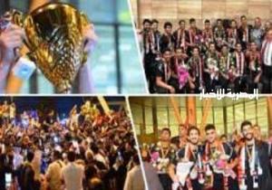 بعثة "ناشئين اليد" تشكر المواطنين على الاستقبال الأسطورى من الجماهير