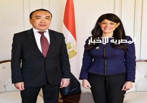 وزيرة التخطيط تبحث مع سفير كازاخستان استعدادات انعقاد الدورة السادسة للجنة المشتركة