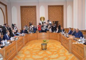 بدء جلسة المباحثات الموسعة بين مصر وروسيا برئاسة وزيري خارجية البلدين