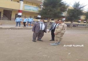 استمرار المرور الميدانى علي مدرسة سعد الشربيني الصناعية العسكرية ومتابعة سير العمل بها.