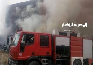 اندلاع حريق قرب محطة مترو روض الفرج