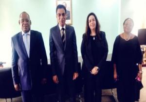 سفير مصر فى مالابو يلتقى النائب الأول لرئيس وزراء غينيا الاستوائية