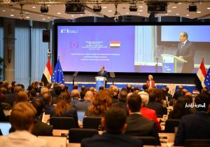 نص كلمة الرئيس السيسي خلال مشاركته في الحدث الاقتصادي المصاحب للقمة المصرية الأوروبية الأولى