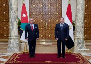 المتحدث الرئاسي ينشر صور استقبال الرئيس السيسي للعاهل الأردني